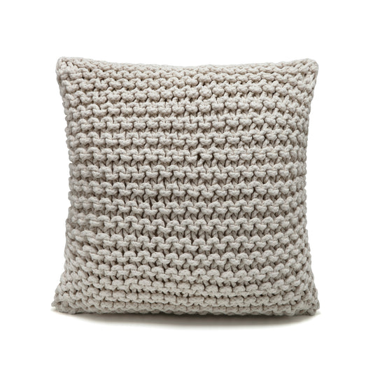 Almofada em tricô artesanal String 45x45 Fendi