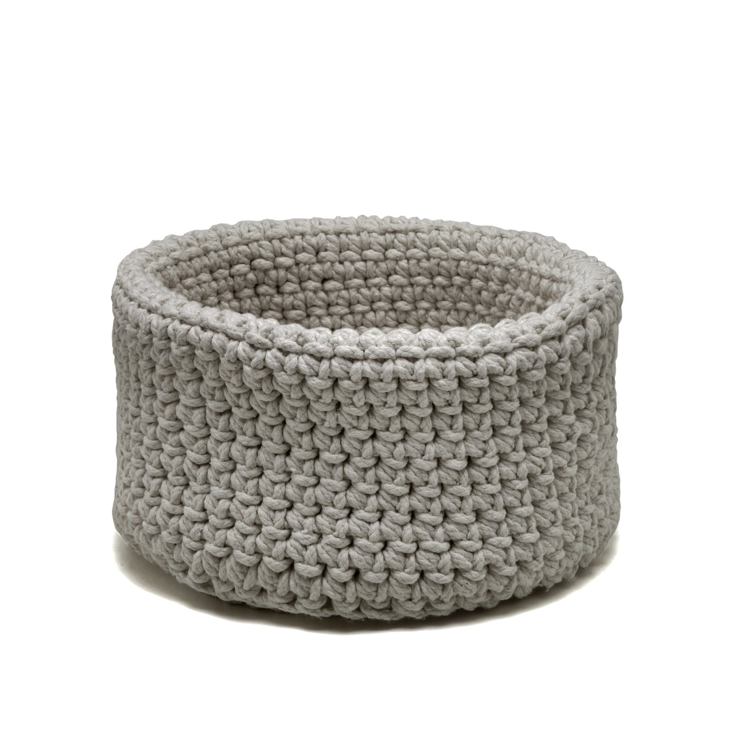 Cesta Sting em crochê artesanal 18x30 Fendi pronta Entrega