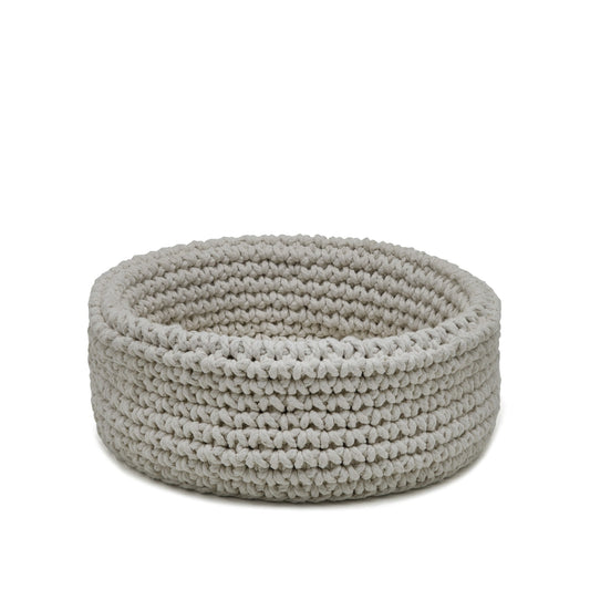 Cesta Sting em crochê artesanal 14x38 Fendi Pronta Entrega