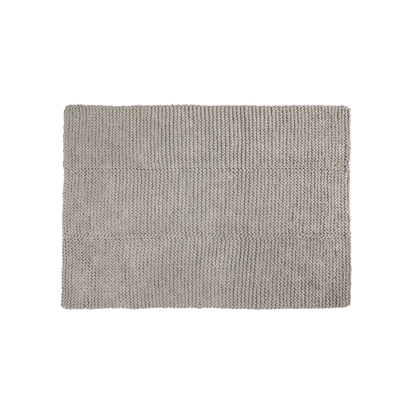 Tapete em tricô artesanal Fendi, com fio 100% algodão. Dimensões: Largura - 150cm; Comprimento - 200cm.