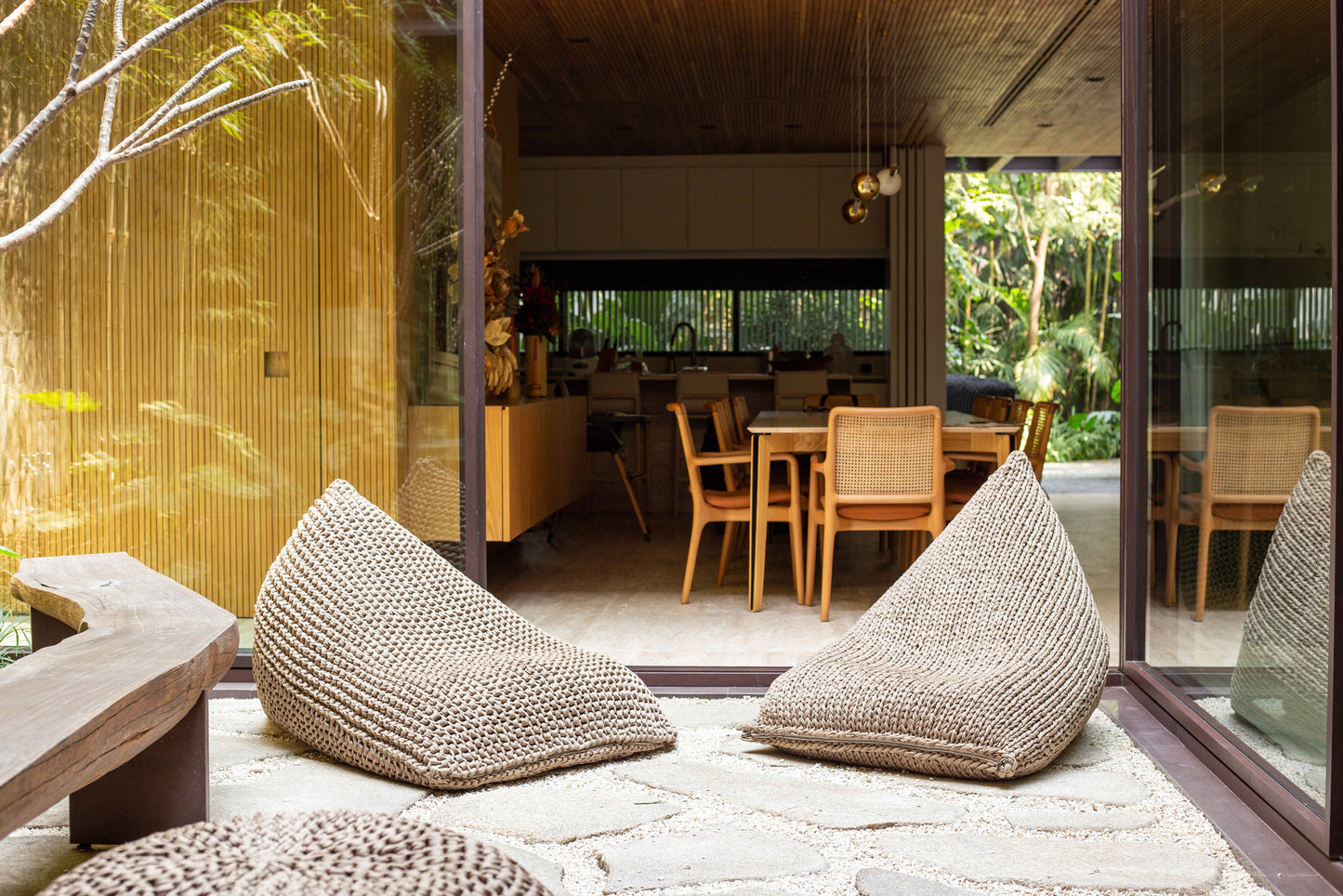 Puff String Liso Outdoor 90x120 Fendi