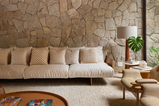 Almofada Colmeia 45x45 Cru Pronta Entrega