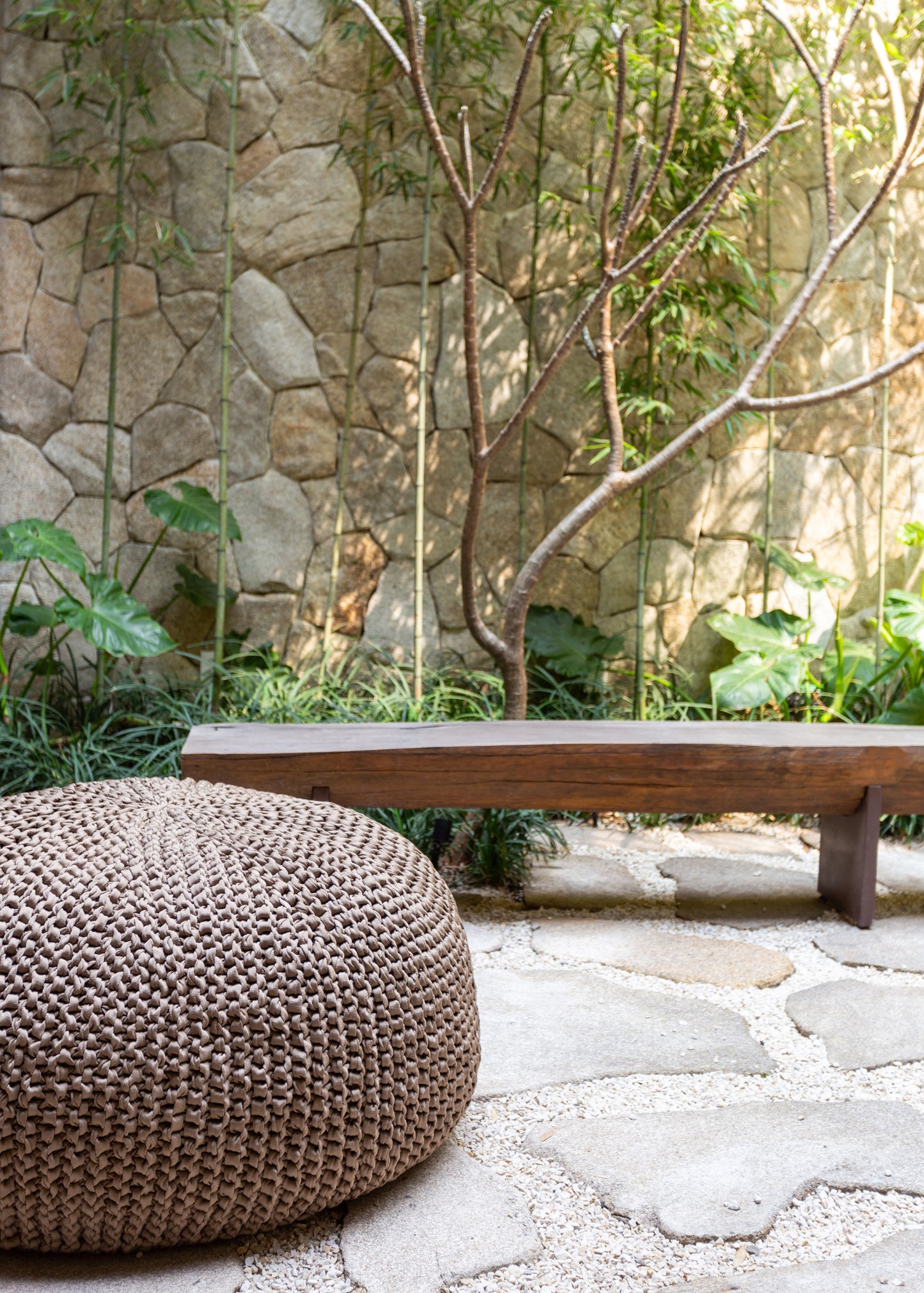 Puff Lounge Outdoor 35x100 Fendi