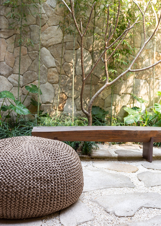 Puff Lounge Outdoor 35x100 Fendi Pronta Entrega