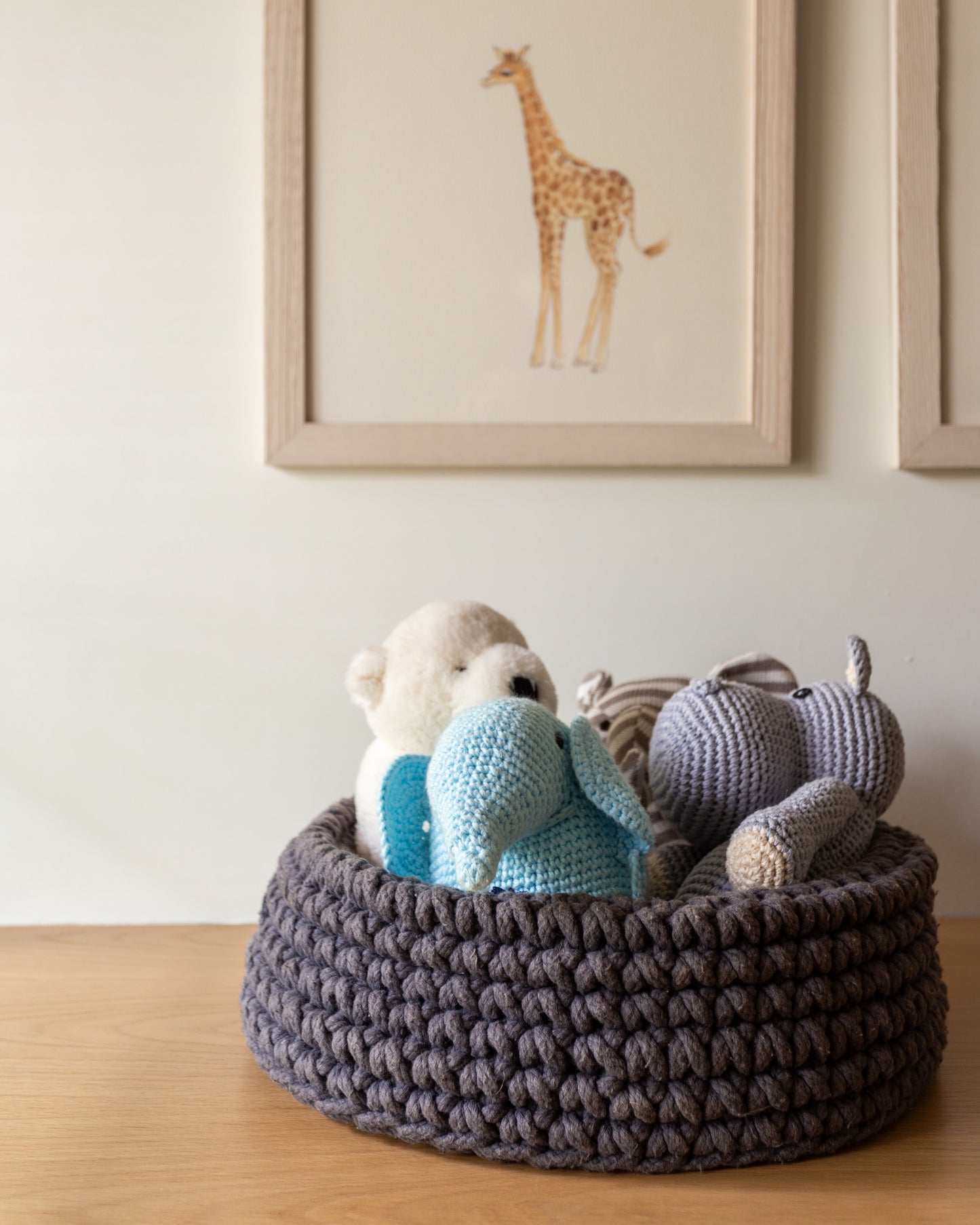 Cesta String 14x38 Cinza