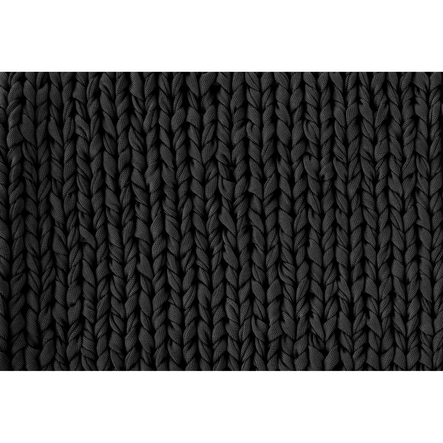 Puff String Liso Outdoor 90x120 Preto