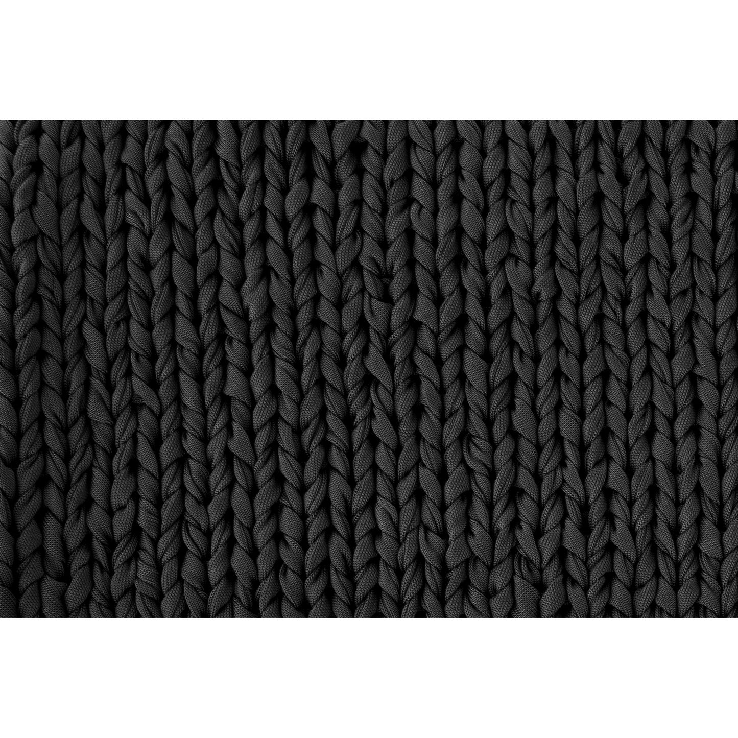 Puff String Liso Outdoor 90x120 Preto Pronta Entrega