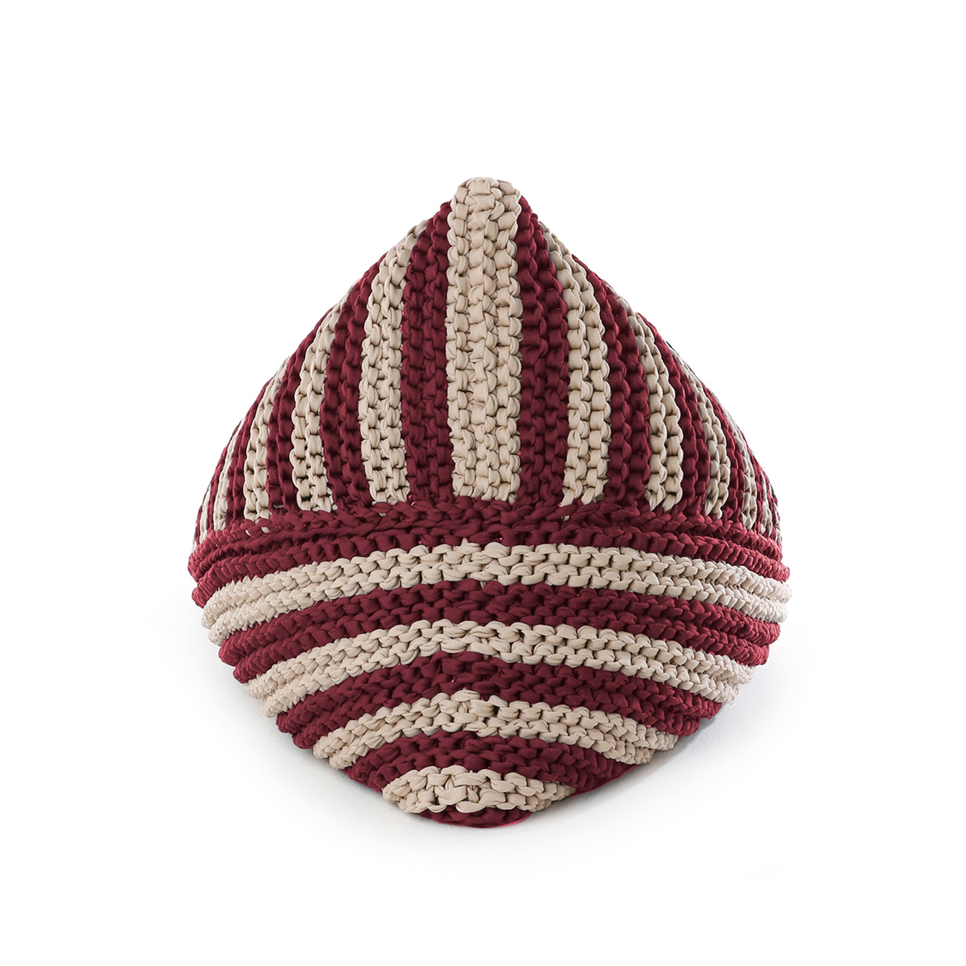 Puff String Listrado Outdoor 90x120 Marsala