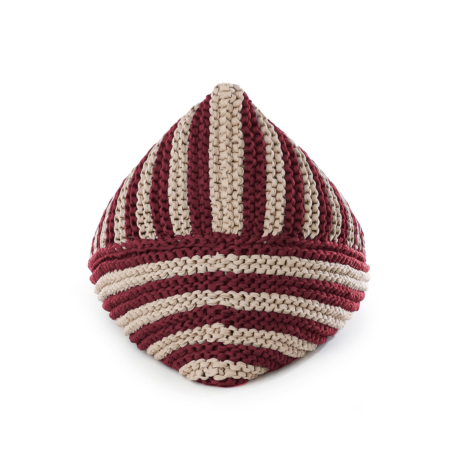 Puff String Listrado Outdoor 90x120 Marsala
