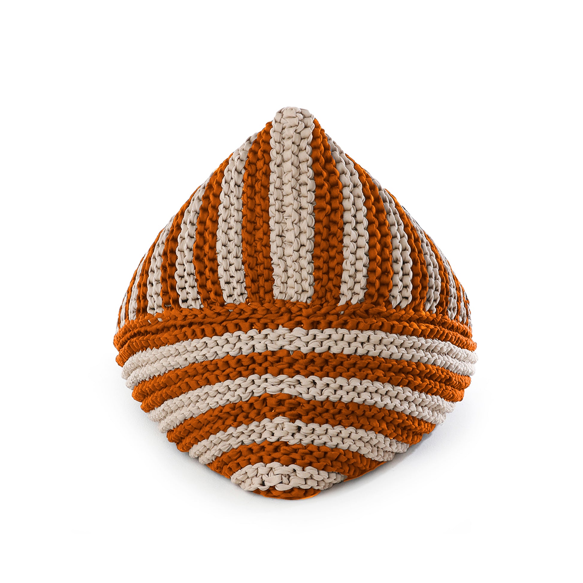 Puff String Listrado Outdoor 90x120 Terracota