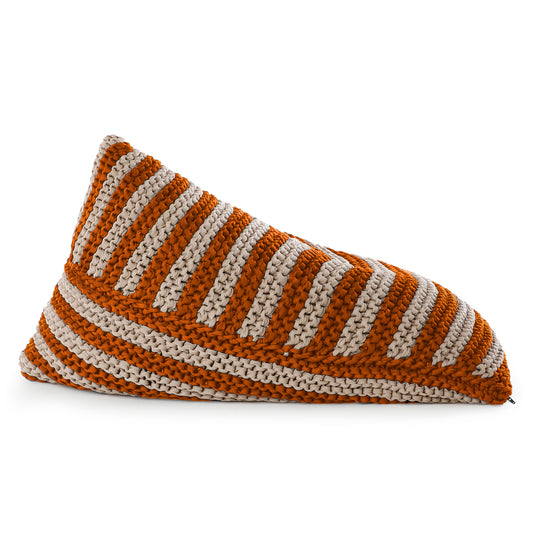 Puff String Listrado Outdoor 90x120 Terracota
