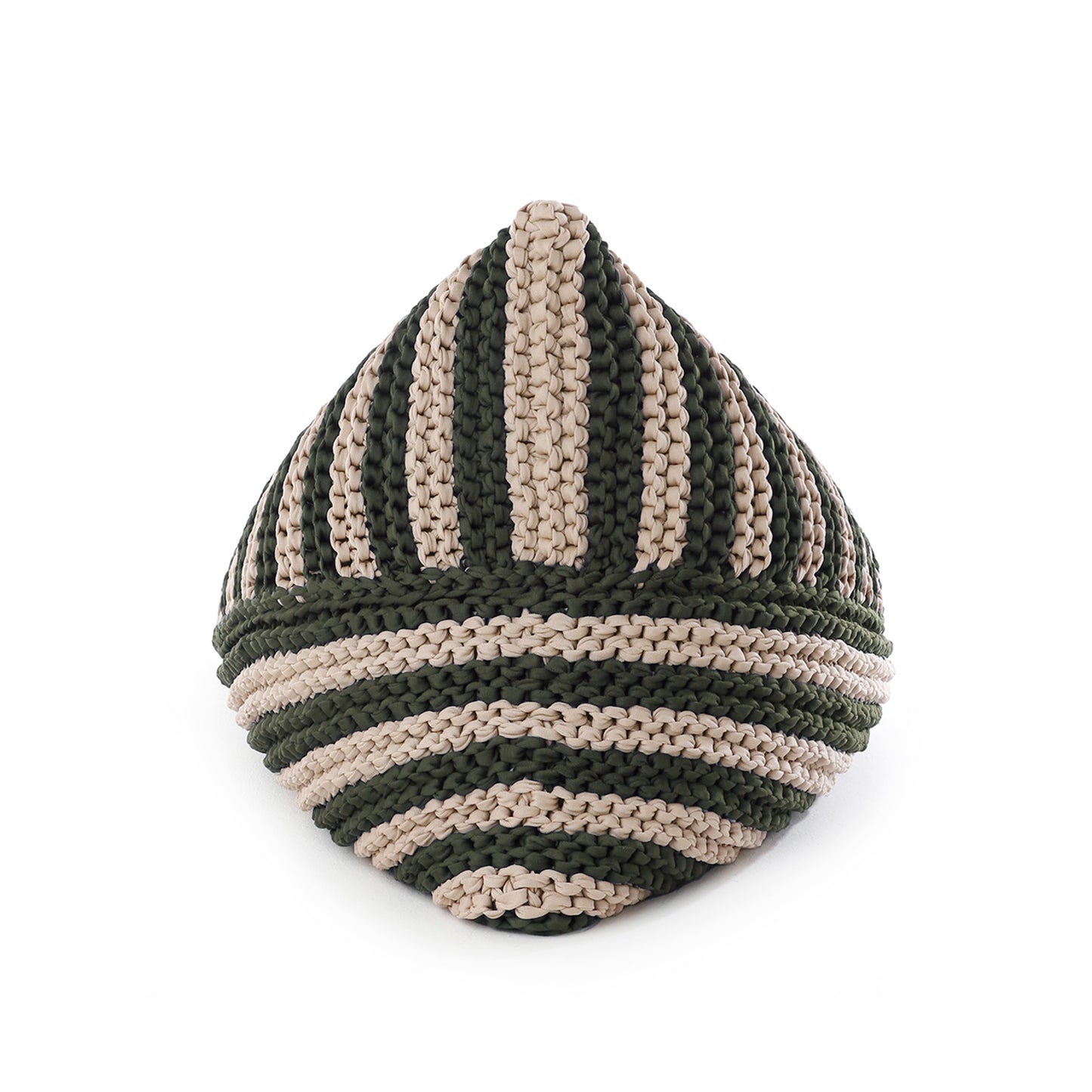 Puff String Listrado Outdoor 90x120 Verde