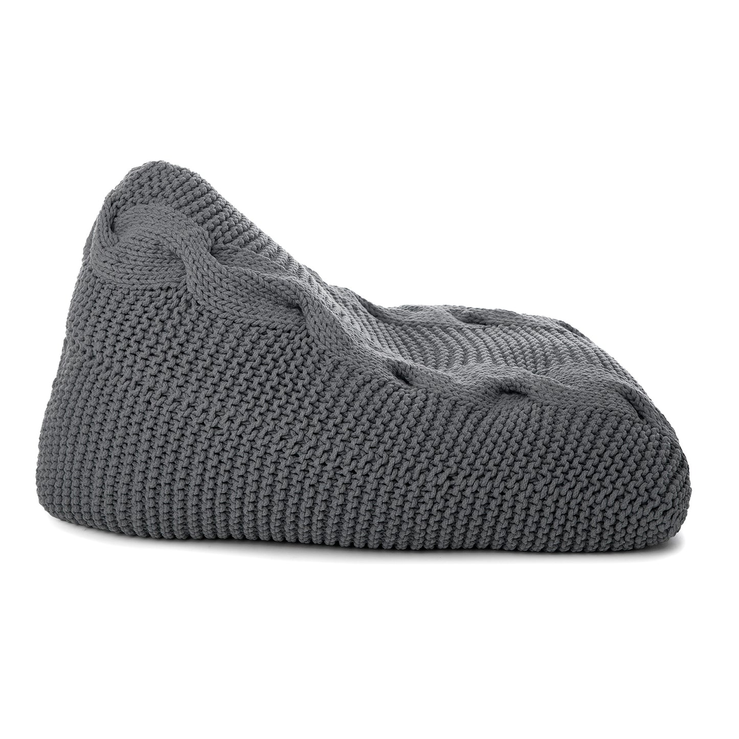 Puff String Trança 90x120 Cinza