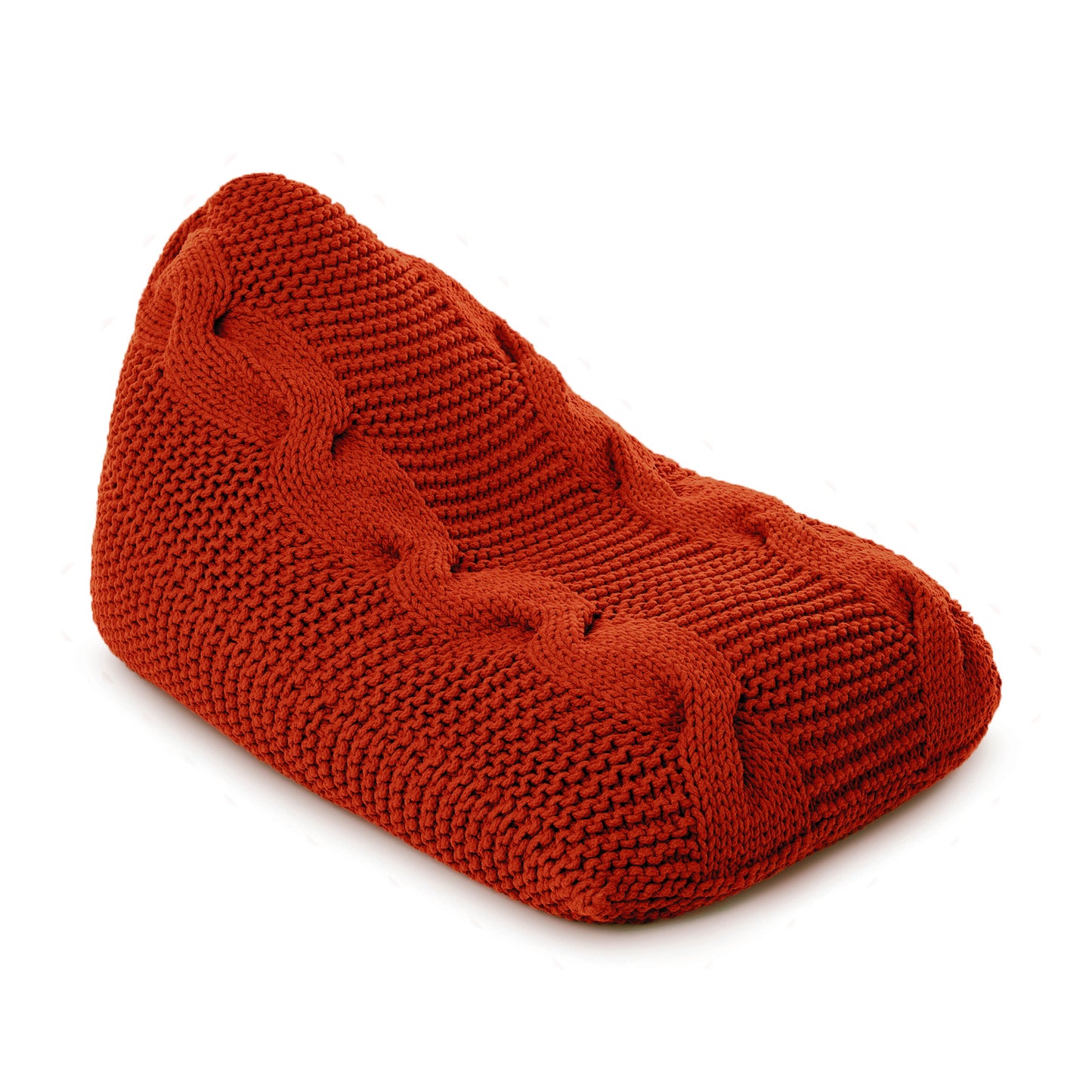 Puff String Trança 90x120 Terracota