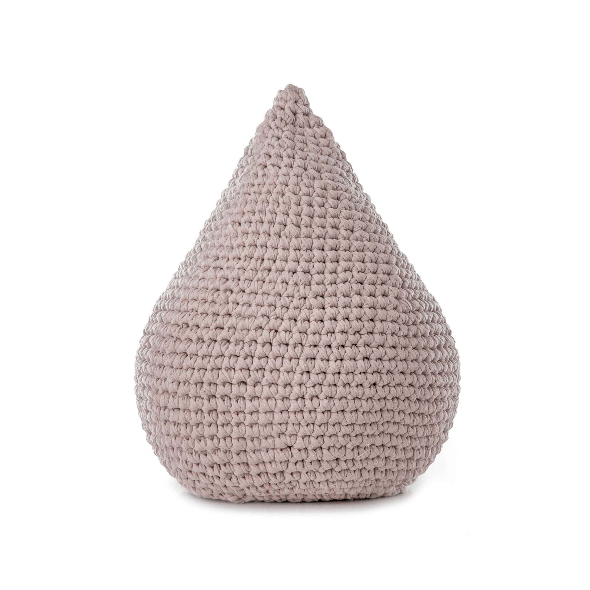 Almofada Gota em crochê artesanal G Rose