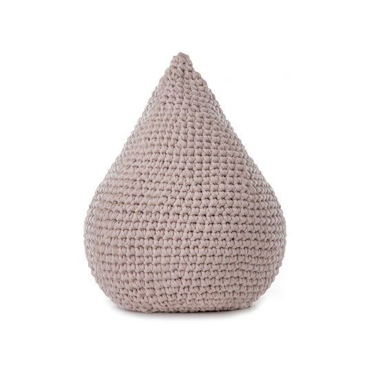 Almofada Gota em crochê artesanal G Rose
