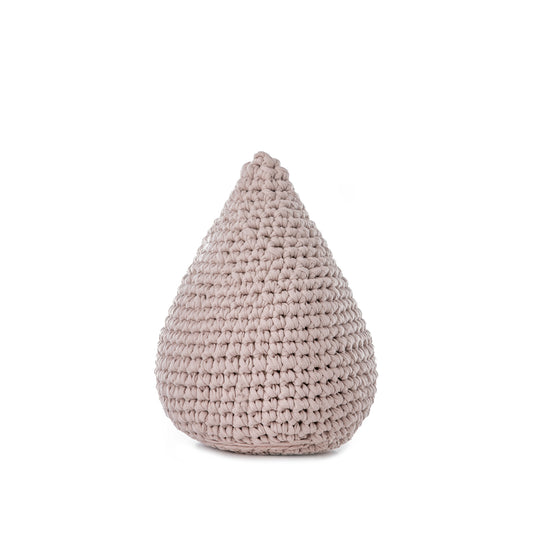 Almofada Gota em crochê artesanal M Rose