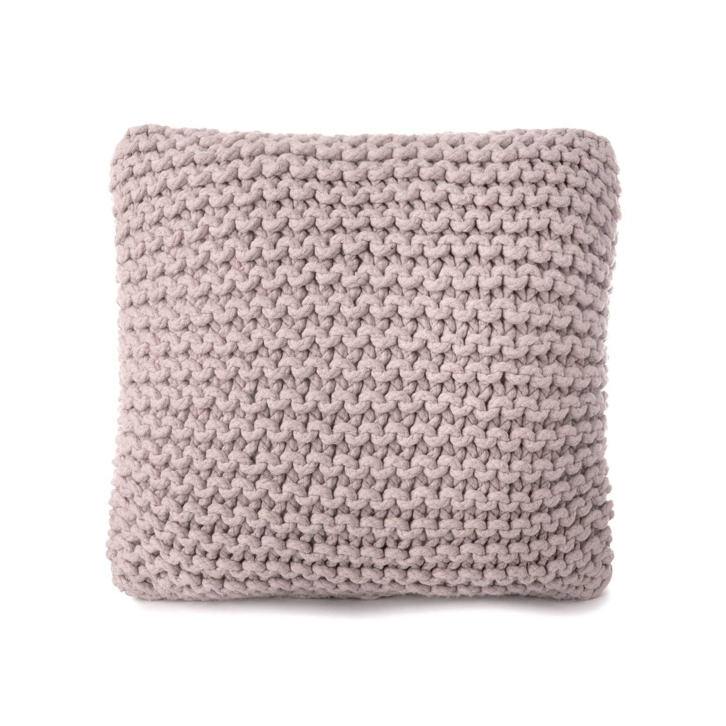 Almofada em tricô artesanal String 45x45 Rose
