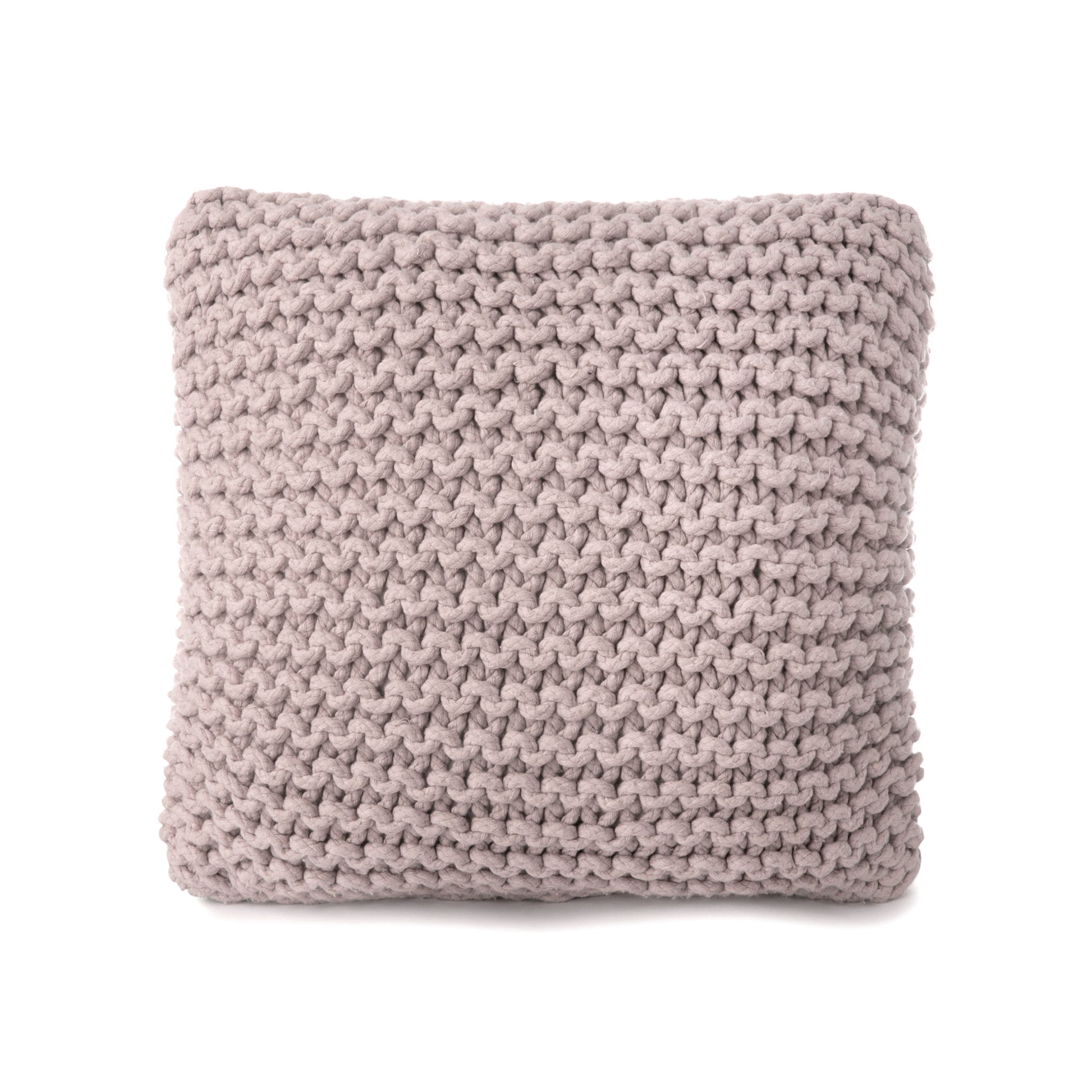 Almofada em tricô artesanal String 45x45 Rose