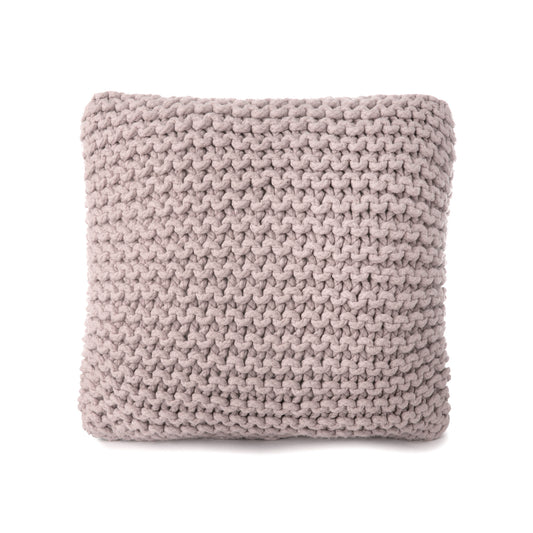 Almofada em tricô artesanal String 45x45 Rose