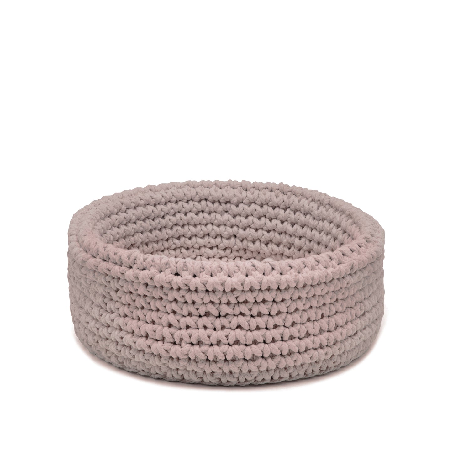 Cesta Sting em crochê artesanal 14x38 Rose