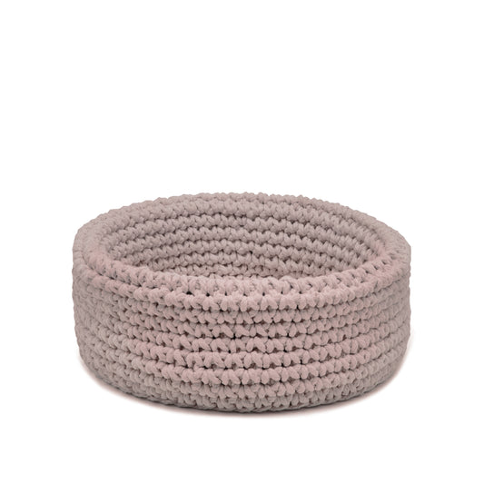 Cesta Sting em crochê artesanal 14x38 Rose