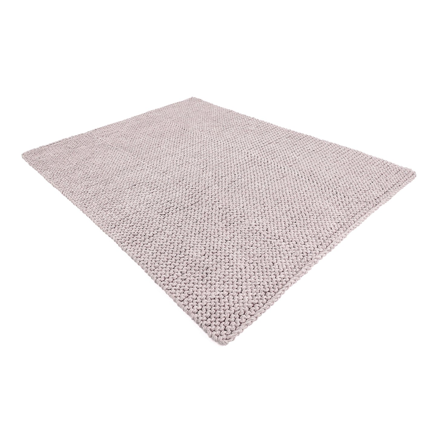 Tapete em Tricô Artesanal Rose 150x200 Pronta Entrega