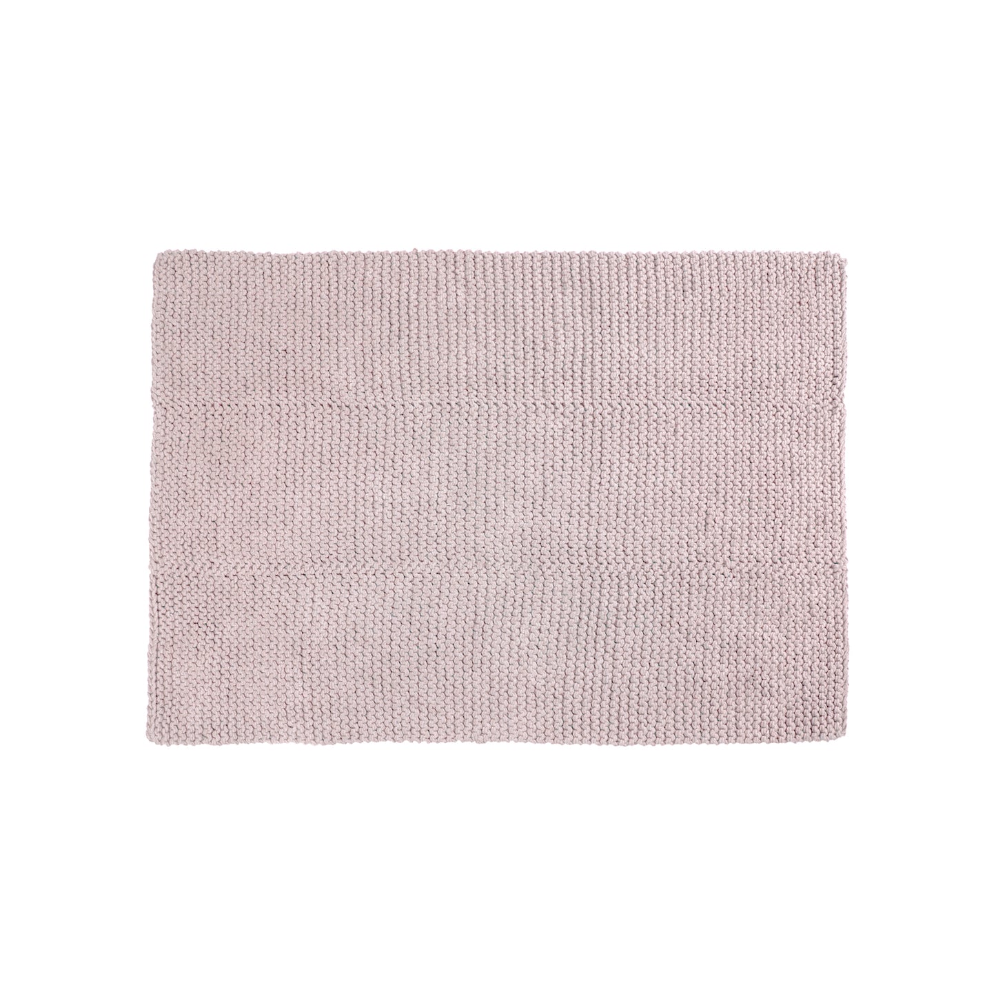 Tapete em tricô artesanal Rose, com fio 100% algodão. Dimensões: Largura - 150cm; Comprimento - 200cm.