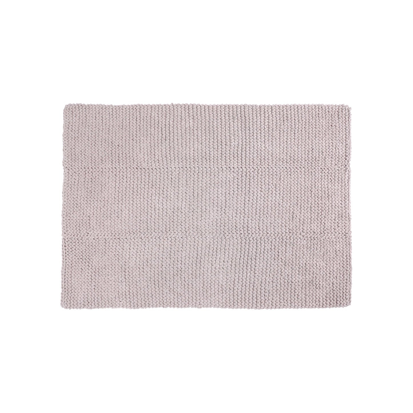 Tapete em tricô artesanal Rose, com fio 100% algodão. Dimensões: Largura - 150cm; Comprimento - 200cm.