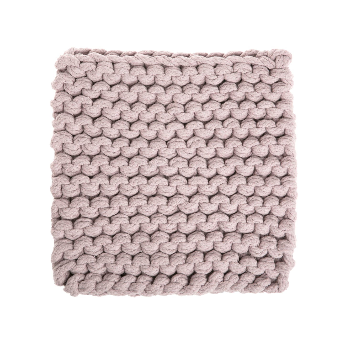 amostra de pontos / Tapete em tricô artesanal Rose, com fio 100% algodão. Dimensões: Largura - 150cm; Comprimento - 200cm.