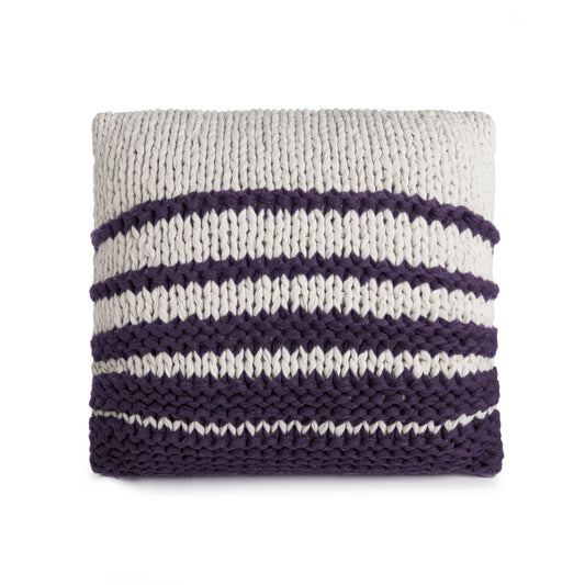 Almofada em tricô artesanal Degradê Positivo 45x45  Roxo