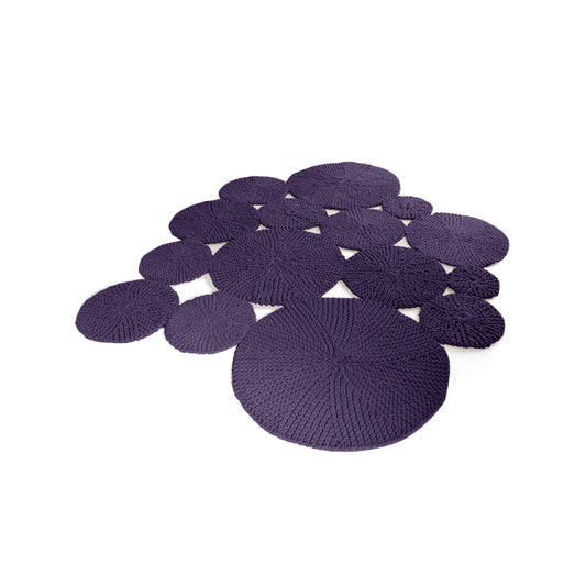 Tapete Bolas 180x300 Roxo Pronta Entrega