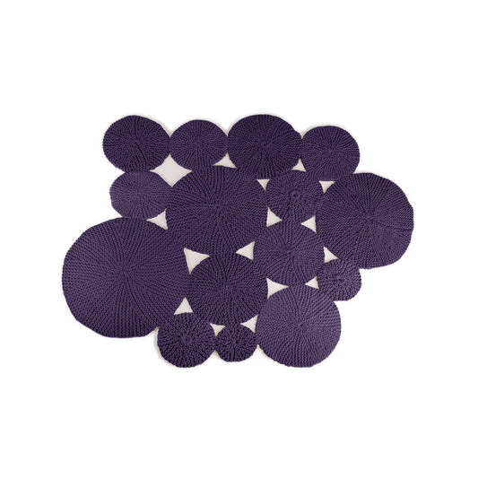 Tapete Bolas 180x300 Roxo Pronta Entrega