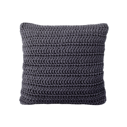 Almofada em Crochê Outdoor 50x50 Cinza