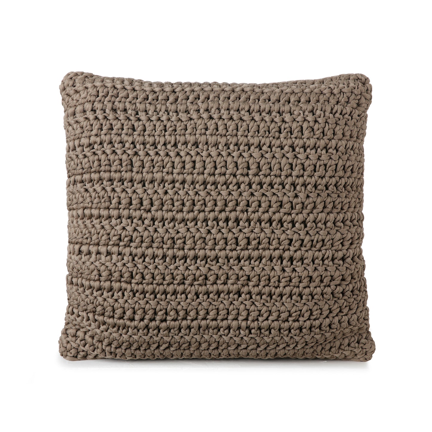 Almofada em Crochê Outdoor 50x50 Fendi Pronta Entrega