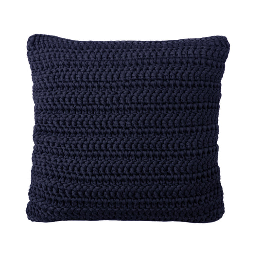 Almofada em Crochê Outdoor 50x50 Marinho