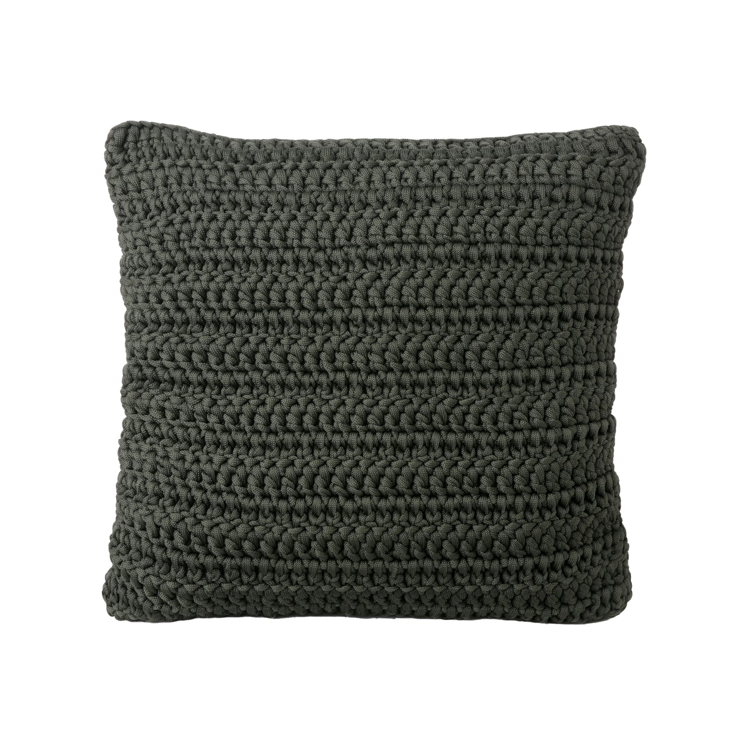 Almofada em Crochê Outdoor 50x50 Verde Pronta Entrega