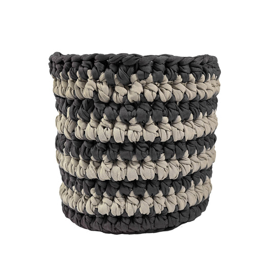 Cachepot Vaso Listra Outdoor 40x45 Cinza Pronta Entrega