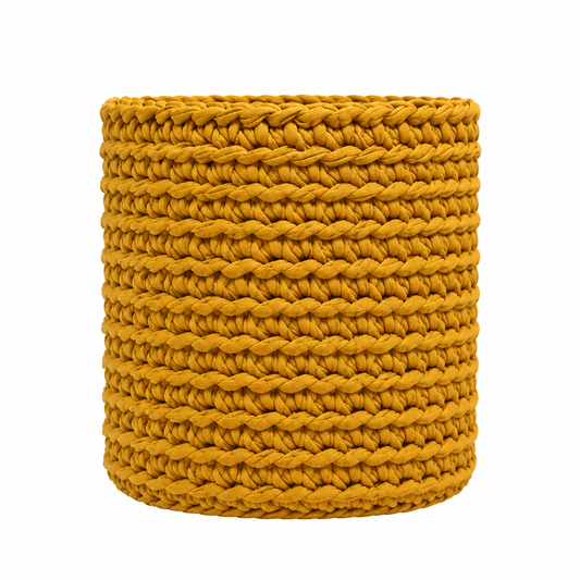Cachepot Vaso Outdoor 40x45 Mostarda