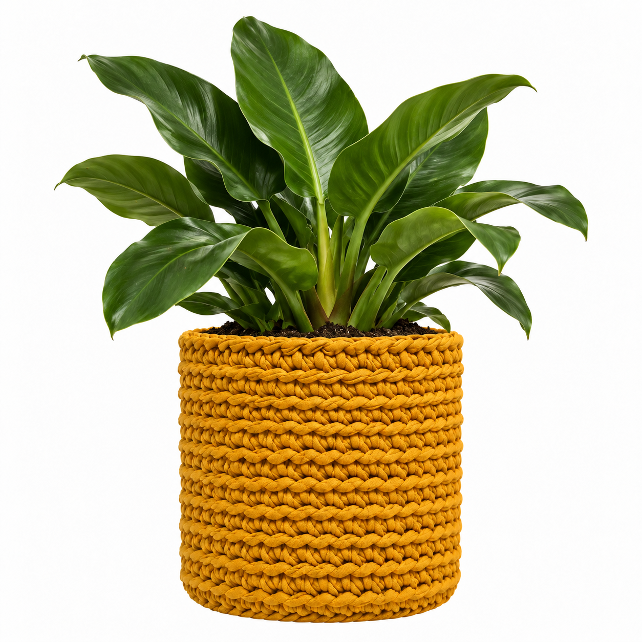 Cachepot Vaso Outdoor 40x45 Mostarda Pronta Entrega