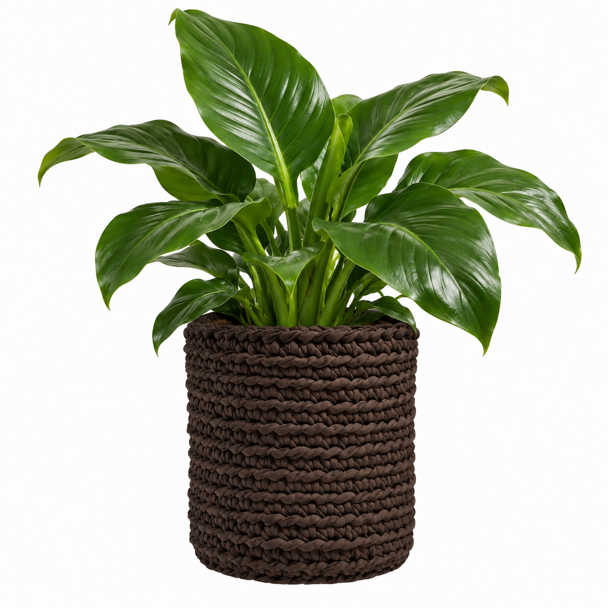 Cachepot Vaso Outdoor 40x45 Marrom