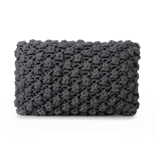 Almofada Pipoca 30x45 Cinza