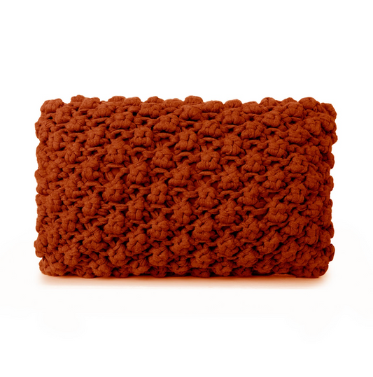 Almofada Pipoca 30x45 Terracota Pronta Entrega