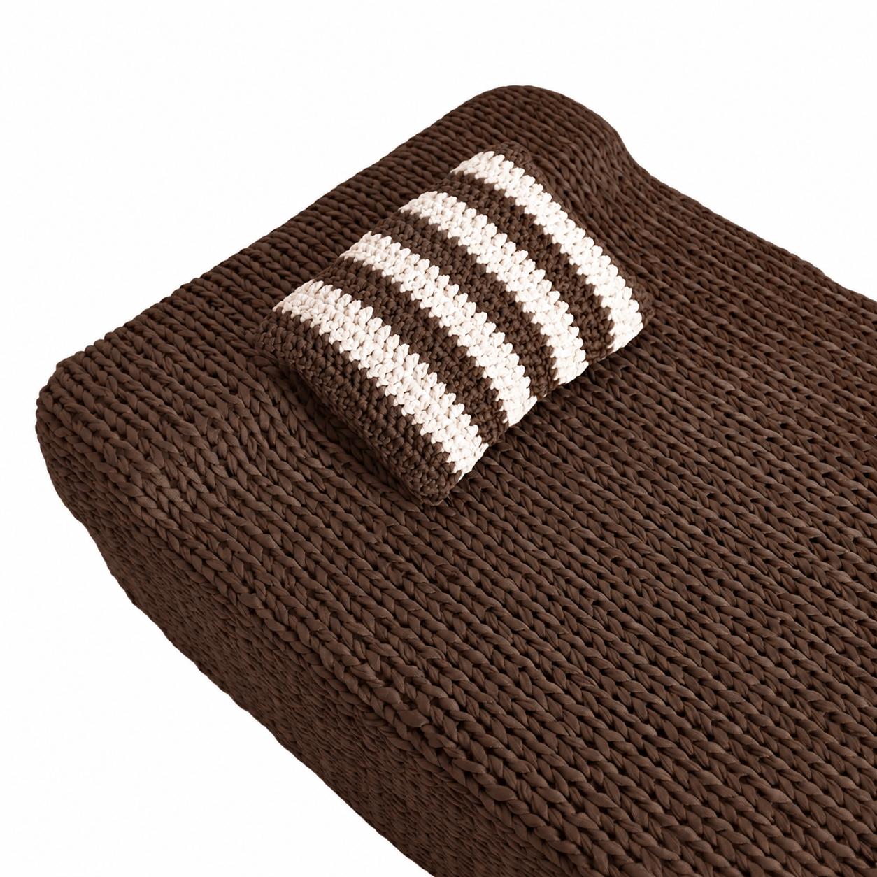Day Bed String Lisa Solteiro Outdoor 90x190 Marrom