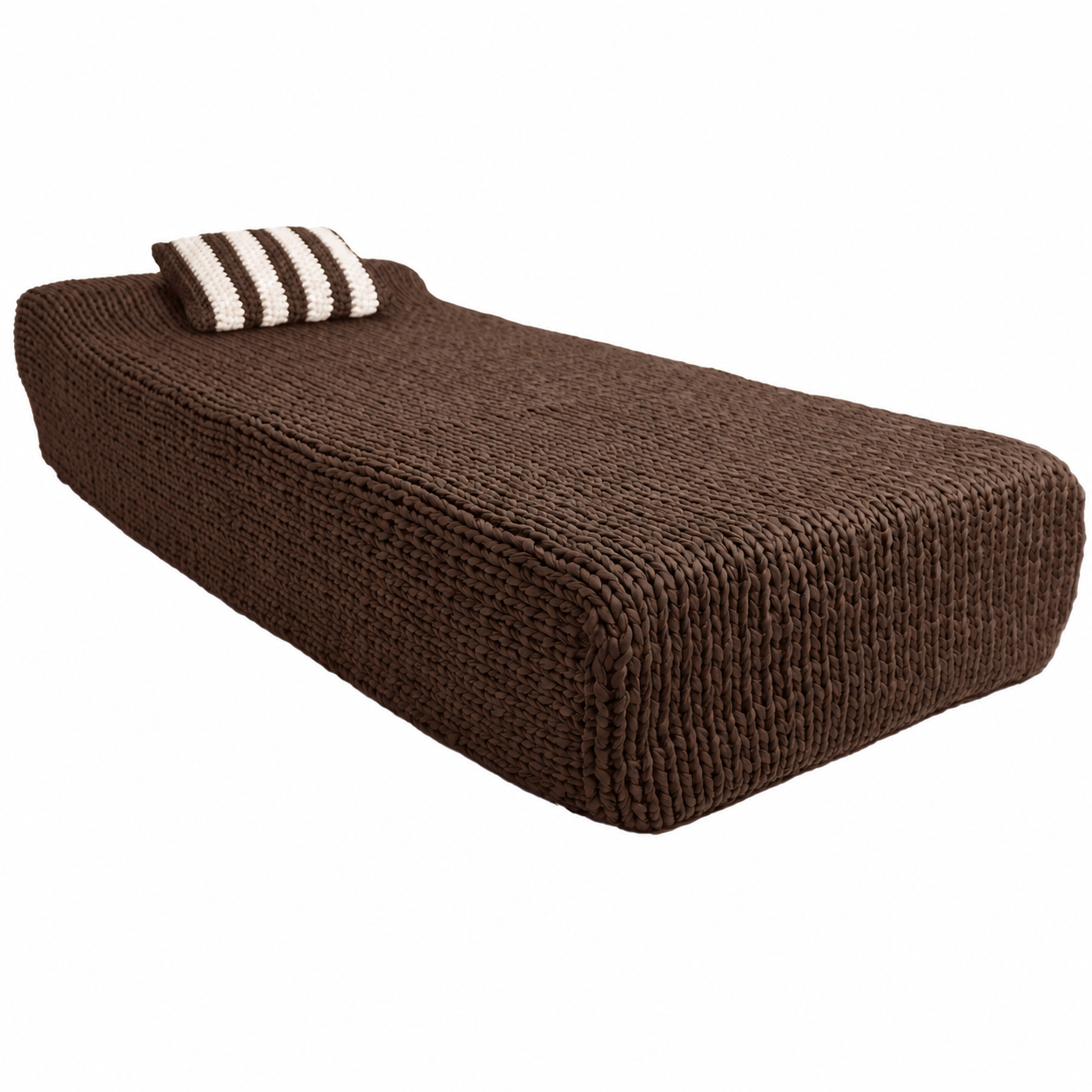 Day Bed String Lisa Solteiro Outdoor 90x190 Marrom