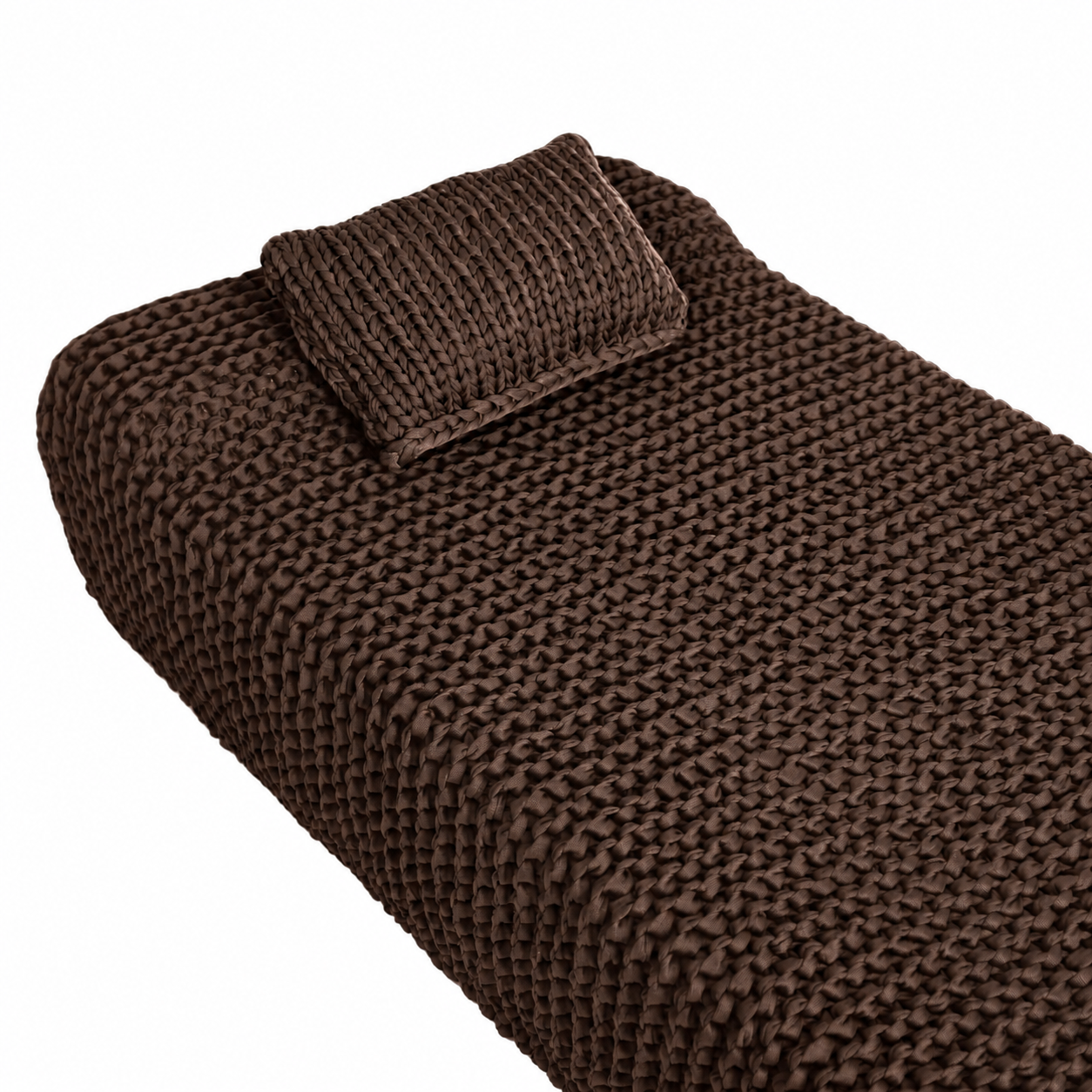 Day Bed String Solteiro Outdoor 90x190 Marrom Pronta Entrega