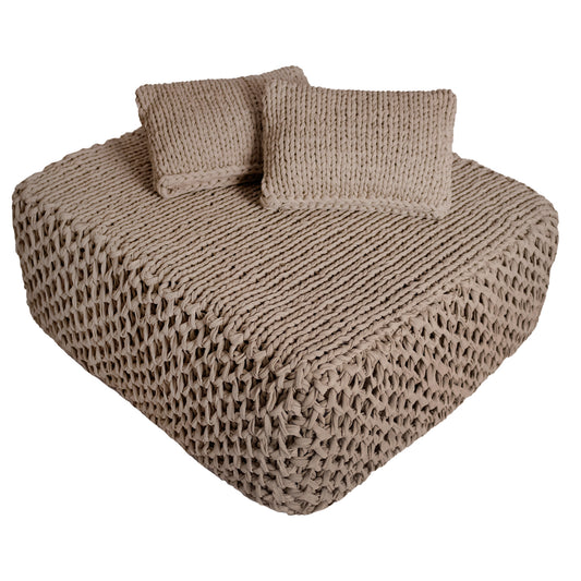 Puff Colméia Outdoor 40x100x100 Fendi