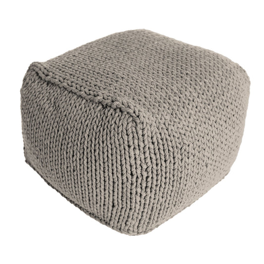 Puff Tricô Quadrado 40x50 Fendi
