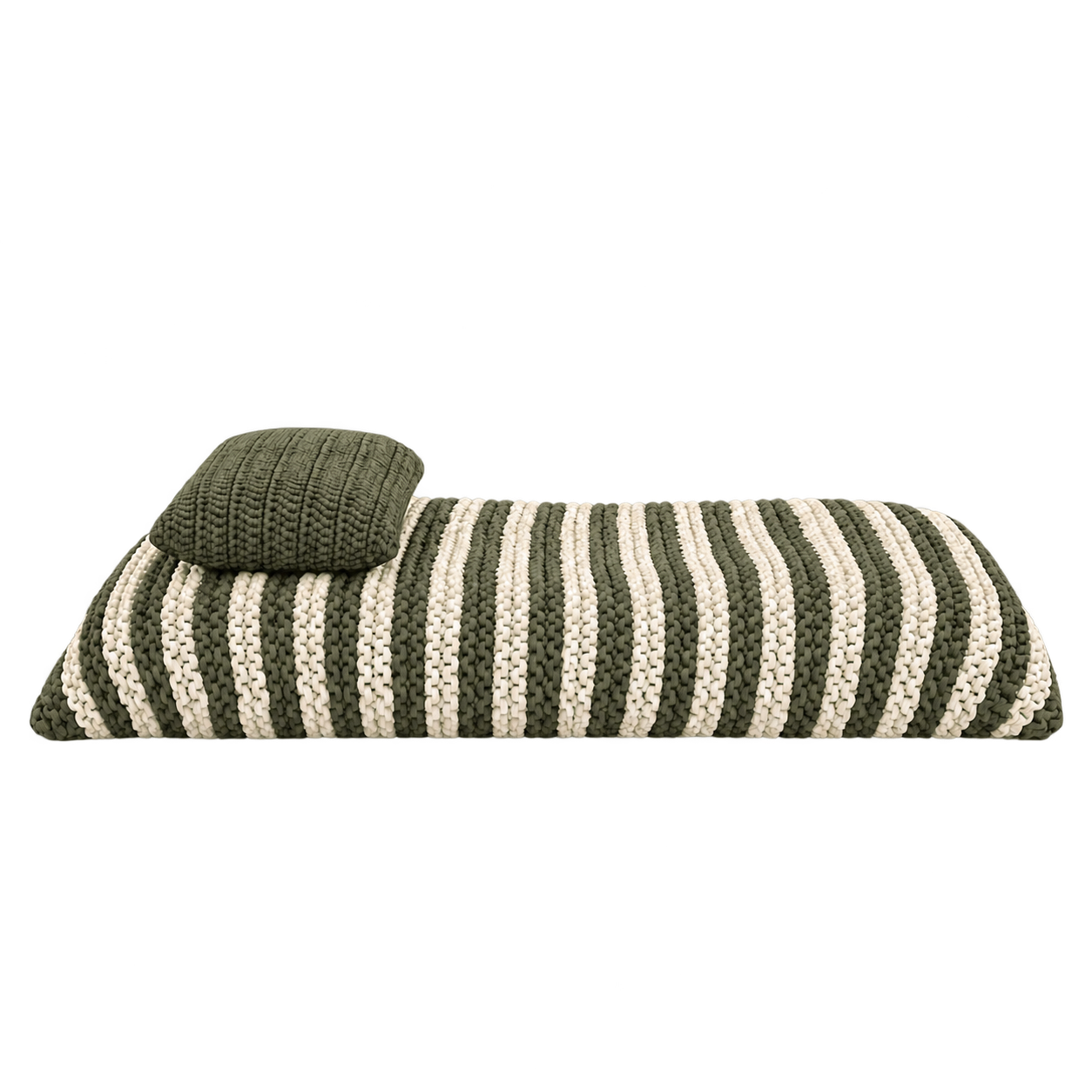 Puff Almofadão String Outdoor 90x160 Verde