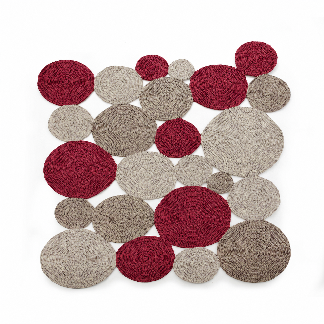 Tapete Bolas Outdoor 225x260 Cru/Fendi/Figo